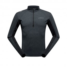 La Sportiva Maglia Trail Running Ml Swift Nero Cloud Uomo