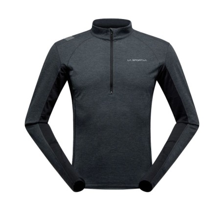 La Sportiva Maglia Trail Running Ml Swift Nero Cloud Uomo