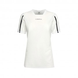 La Sportiva T-Shirt Trail Running Trail Bite Chalk Onyx Donna