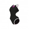 Arena Costume Intero Piscina Big Logo Nero-Bianco Donna