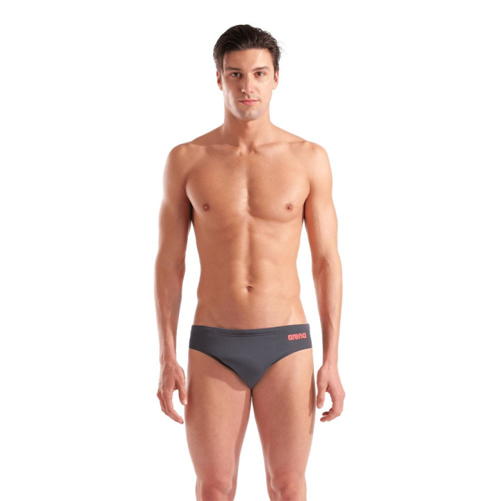 Arena Costume Intero Piscina Slip Team Solid Asphalt Coral Uomo