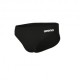 Arena Costume Intero Piscina Slip Team Solid Nero Bianco Uomo