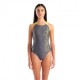 Arena Costume Intero Piscina Scratchy Asphalt Lime Donna