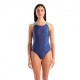 Arena Costume Intero Piscina Scratchy Navy Turquoise Donna