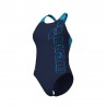 Arena Costume Intero Piscina Scratchy Navy Turquoise Donna