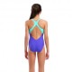 Arena Costume Intero Piscina Graphic Indigo Bambina