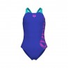Arena Costume Intero Piscina Graphic Indigo Bambina