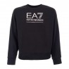 Ea7 Felpa Girocollo Visibility Nero Nero Donna