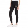 Ea7 Leggings Visibility Nero Oro Donna