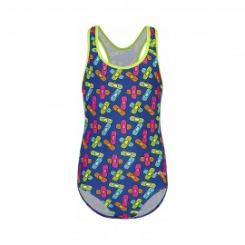 Hot Stuff Costume Intero Piscina Lydia Blu Multi Bambina