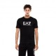 Ea7 T-Shirt Nero Bianco Uomo