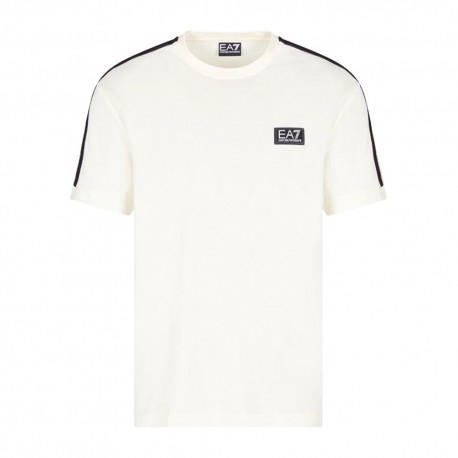 Ea7 T-Shirt Profilo Vanilla Uomo