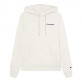 Champion Felpa Logo Piccolo Panna Donna