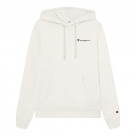 Champion Felpa Logo Piccolo Panna Donna