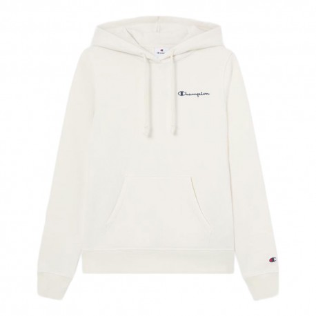 Champion Felpa Logo Piccolo Panna Donna
