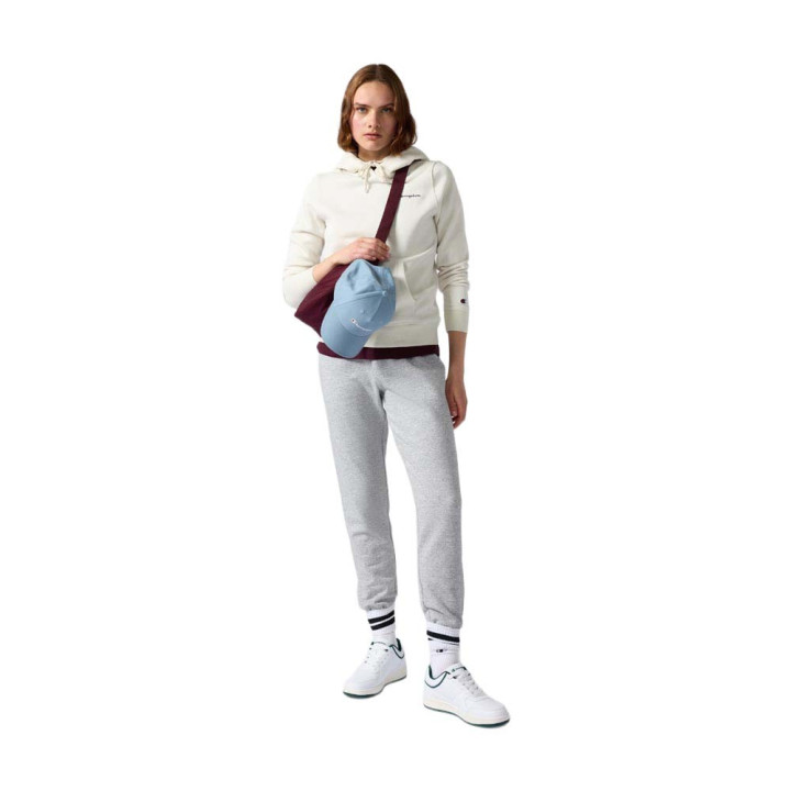 Champion Felpa Logo Piccolo Panna Donna