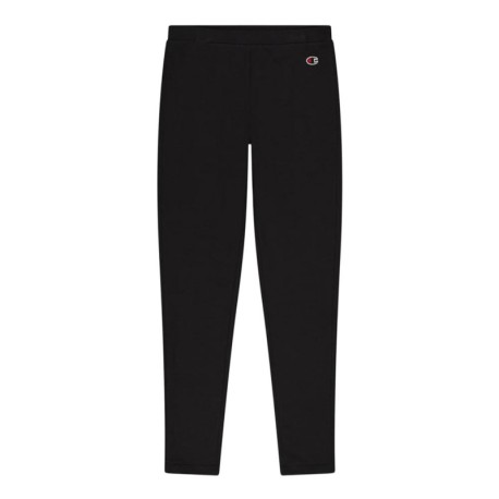 Champion Leggins Felpato Nero Donna