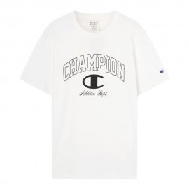 Champion T-Shirt Big Logo Bianco Uomo