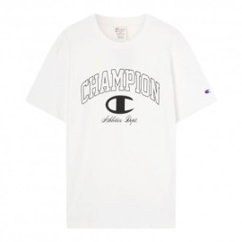 Champion T-Shirt Big Logo Bianco Uomo
