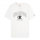 Champion T-Shirt Big Logo Bianco Uomo
