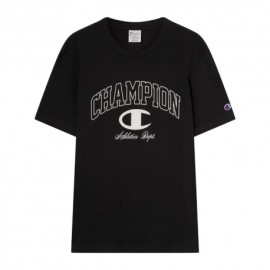 Champion T-Shirt Big Logo Nero Uomo