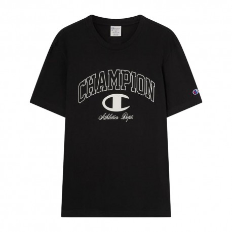Champion T-Shirt Big Logo Nero Uomo