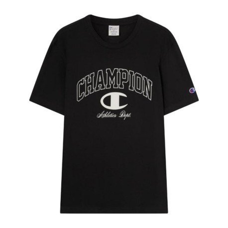 Champion T-Shirt Big Logo Nero Uomo