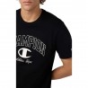 Champion T-Shirt Big Logo Nero Uomo