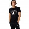 Champion T-Shirt Big Logo Nero Uomo
