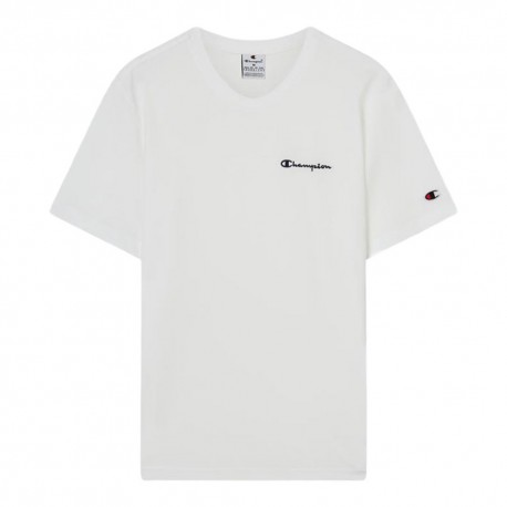 Champion T-Shirt Logo Piccolo Bianco Uomo
