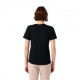 Champion T-Shirt Logo Piccolo Nero Donna
