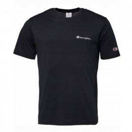 Champion T-Shirt Logo Piccolo Nero Uomo