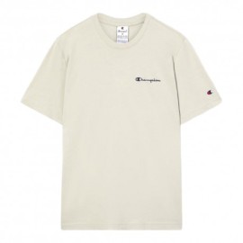 Champion T-Shirt Logo Piccolo Sabbia Uomo