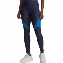 Under Armour Leggings Sportivi Hg Rib Washed Navy Donna