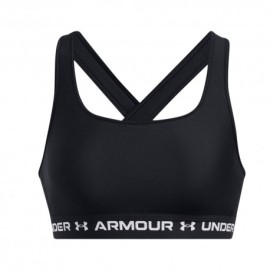 Under Armour Reggiseno Sportivo Crossback Mid Nero Donna