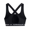 Under Armour Reggiseno Sportivo Crossback Mid Nero Donna