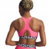 Under Armour Reggiseno Sportivo Hg Mid Reggiseno Sportivonded Super Rosa Donna