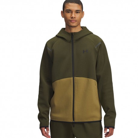 Under Armour Felpa Palestra Unstoppable Verde Uomo