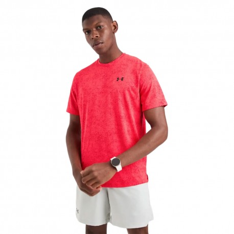 Under Armour Maglietta Palestra Tech Tee Novelty Racer Red Uomo