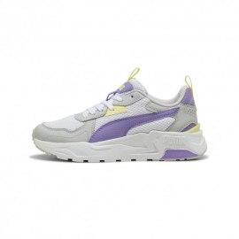 Puma Trinity Lite Gs Bianco Viola - Scarpe Da Ginnastica Bambina