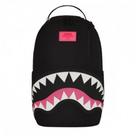 Sprayground Zaino Shark Central Nylon Nero Rosa
