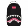 Sprayground Zaino Shark Central Nylon Nero Rosa