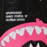 Sprayground Zaino Shark Central SORBET HAND PAINTED Backpack Nero