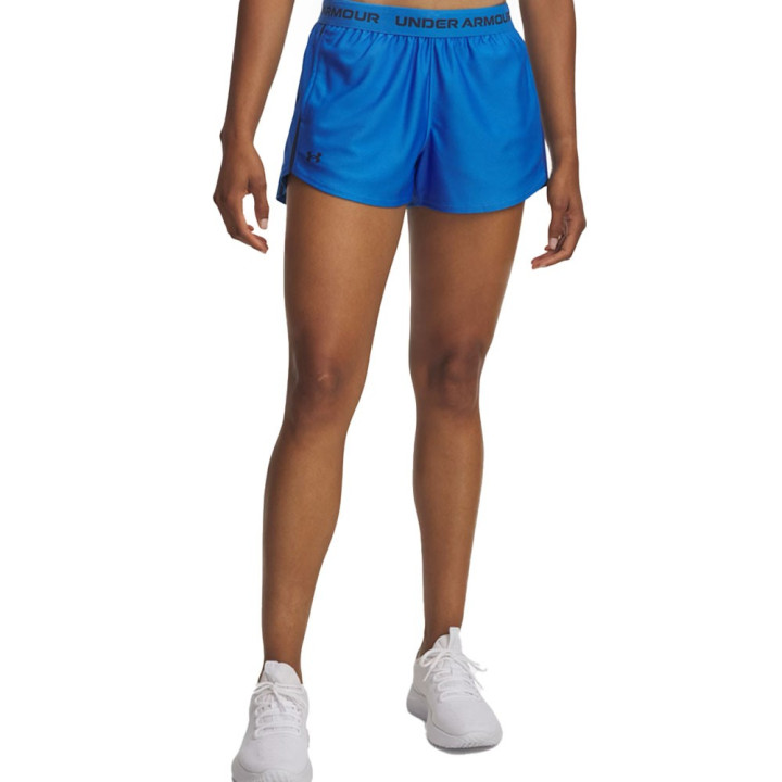 Under Armour Shorts Sportivi Tech Play Up Blue Atlantis Donna