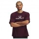 Under Armour Maglietta Palestra Logo Ghl Bordeaux Uomo