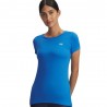 Under Armour Maglietta Palestra Mesh Train Blue Atlantis Donna