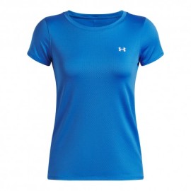 Under Armour Maglietta Palestra Mesh Train Blue Atlantis Donna