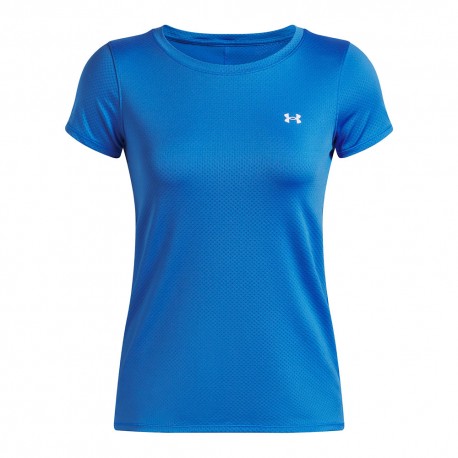 Under Armour Maglietta Palestra Mesh Train Blue Atlantis Donna