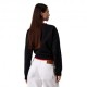 Calvin Klein Felpa Girocollo Big Logo Nero Donna