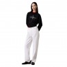 Calvin Klein Felpa Girocollo Big Logo Nero Donna
